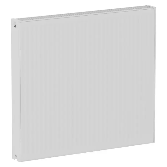 De'Longhi KompaktheizkörperB x H: 80 x 50 cm, Wärmeleistung bei Vorlauftemperatur von 75 °C (D: 50): 1.188 W, Typ Heizkörper: 22 - Nahaufnahme eines weißen Heizkörpers. Dieser Heizkörper ist modern, effizient und sorgt für Wärme in jedem Raum. Er ist ein unverzichtbares Element für ein behagliches Zuhause.