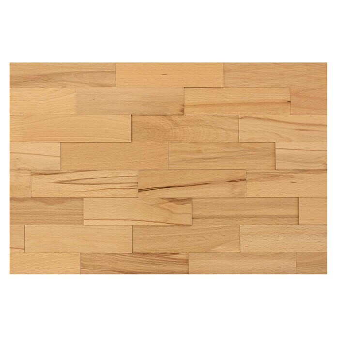 Wodewa Echtholzriemchen 200 Buche Living  (200 x 50 mm, Stärke: 2 mm - 6 mm, 100 Stk., 1 m²)