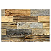 Wodewa Echtholzriemchen 400 Original Altholz (400 x 80 mm, Stärke: 5 mm - 10 mm, 32 Stk., 1 m², Selbstklebend) | BAUHAUS