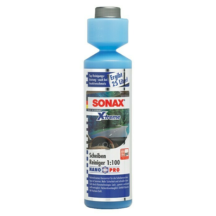 Sonax Xtreme Scheibenreiniger NanoProMischungsverhältnis: 1:100, 250 ml Front View