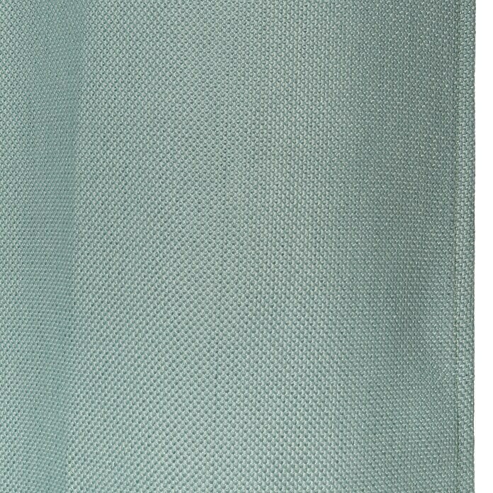 Cortina con ollaos Plata Cristel (140 x 260 cm, 100 % poliéster, Verde)