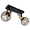 Globo Deckenstrahler LACKY (60 W, L x B x H: 29 x 12 x 20 cm, Braun, E27, 2 Stk.) | BAUHAUS