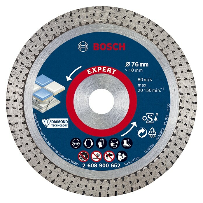 Bosch Expert Diamant-Trennscheibe Hard Ceramic
