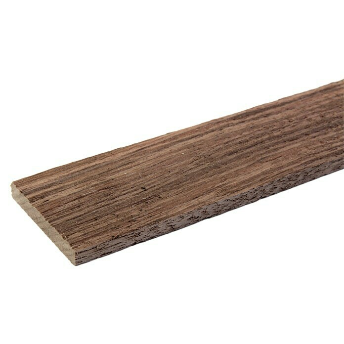 Wodewa Abschlussleiste Nussbaum (1.000 x 30 x 4 mm, Nussbaum, Geölt, Strukturiert)