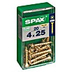 Spax Tornillo universal (4 x 25 mm, Rosca completa, 20 uds.)