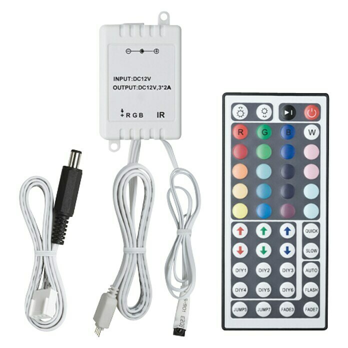 Paulmann Controlador de intensidad y conmutación YourLED RGB (Potencia máx.: 60 W, Plástico, RGB)