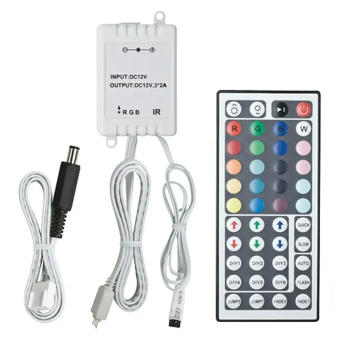 Paulmann Dimm- & Schaltcontroller YourLED RGB - Kunststoff, RGB - RGB-LED-Streifen-Controller mit Fernbedienung zur Steuerung von Farbe und Helligkeit für eine individuelle Beleuchtung.