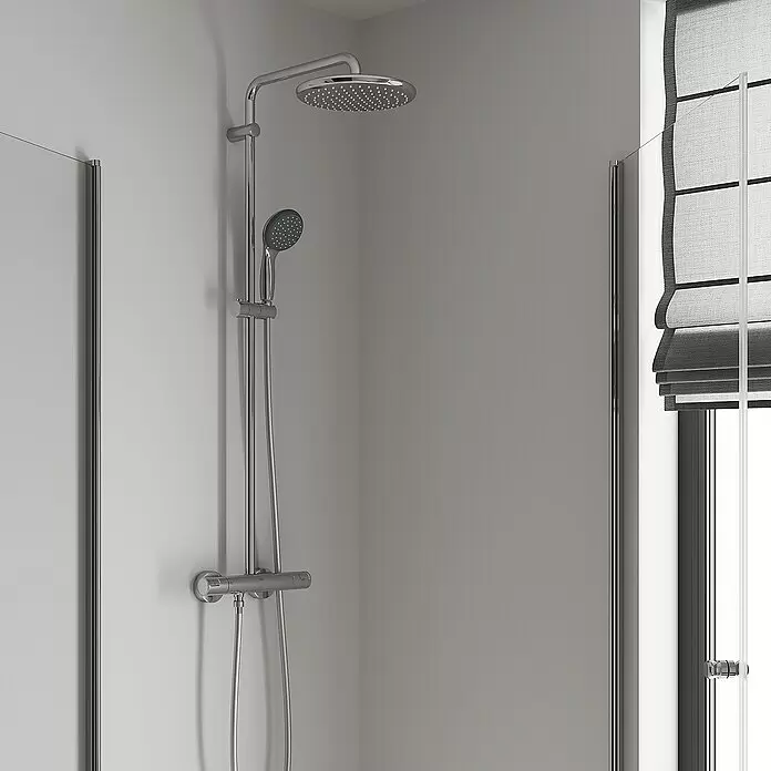 Grohe Vitalio Start Duschsystem 250 - Mit Thermostatarmatur, Lochabstand: 101,6 cm, Anzahl Strahlarten: 2 Stk., Chrom - Stimmungsaufnahme