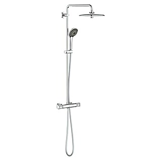 Grohe Vitalio Joy Sistema de ducha 260 (Con grifo termostático, Distancia entre orificios: 100,5 cm, Número de tipos de chorro: 3 ud., Cromo)