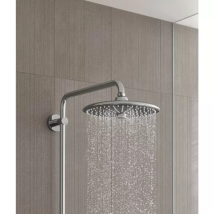 Grohe Vitalio Joy Duschsystem 260 - Mit Thermostatarmatur, Lochabstand: 100,5 cm, Anzahl Strahlarten: 3 Stk., Chrom - Detailaufnahme