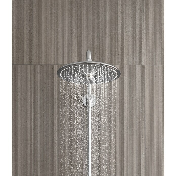 Grohe Vitalio Joy Duschsystem 260Mit Thermostatarmatur, Lochabstand: 100,5 cm, Anzahl Strahlarten: 3 Stk., Chrom Detail Shot