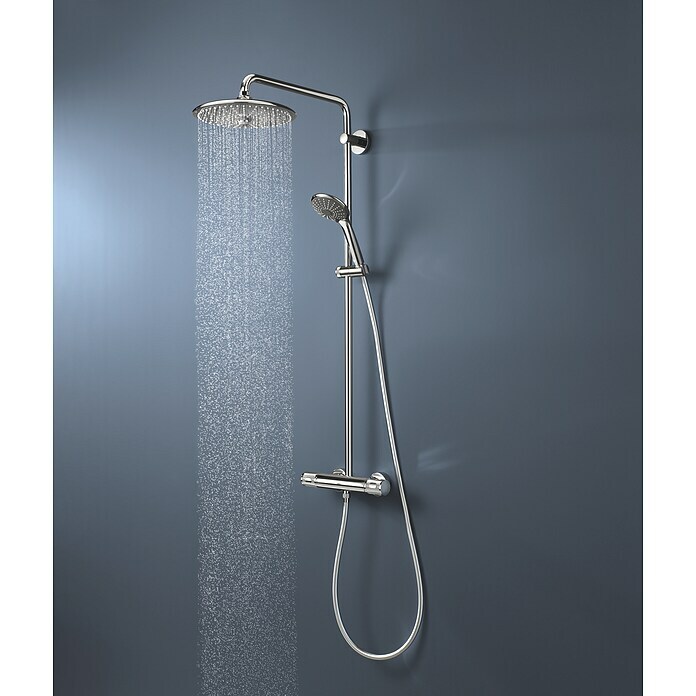 Grohe Vitalio Joy Duschsystem 260Mit Thermostatarmatur, Lochabstand: 100,5 cm, Anzahl Strahlarten: 3 Stk., Chrom Mood Shot