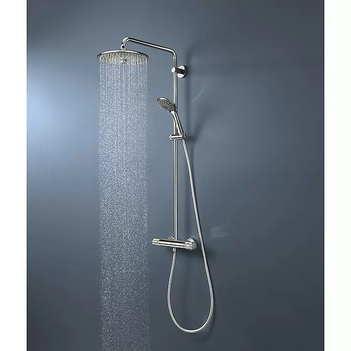 Grohe Vitalio Joy Duschsystem 260 - Mit Thermostatarmatur, Lochabstand: 100,5 cm, Anzahl Strahlarten: 3 Stk., Chrom - Stimmungsaufnahme