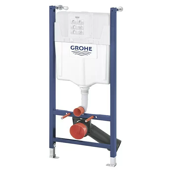 Grohe WC-Vorwandelement Solido2-Mengen-Spülung, 13 x 50 x 113,5 cm Diagonal View