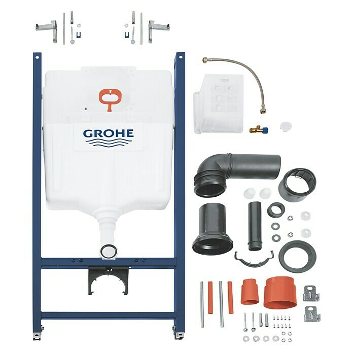 Grohe WC-Vorwandelement Solido2-Mengen-Spülung, 13 x 50 x 113,5 cm Front View