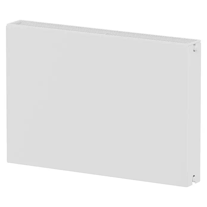 E.C.A. Planheizkörper - B x H: 800 x 550 mm, 1.247 W, 22 - Weißer Heizkörper mit horizontalen Lamellen, perfekt für effiziente Wärme und modernes Design. Ideal für jeden Raum im Haus.