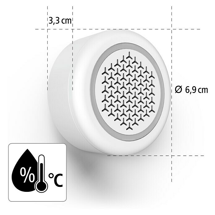 Hama Alarmsirene WiFi (97,4 dB, Batteriebetrieben) | BAUHAUS