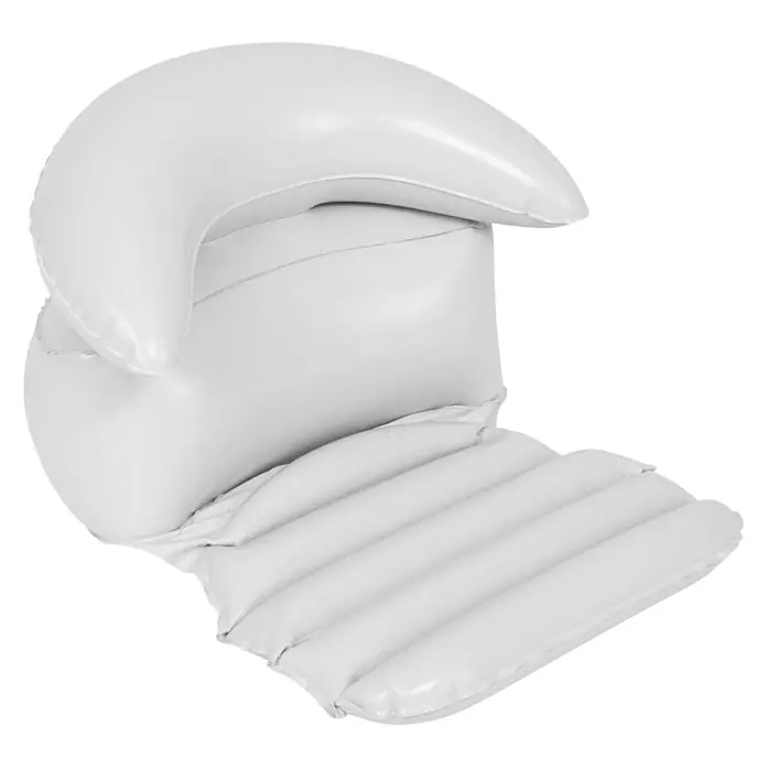 Bestway Hydro Force Kayak Cove Champion - Plástico, Azul/Naranja/Blanco - Un asiento inflable blanco para bañera con respaldo y cojín para mayor comodidad durante el baño. Perfecto para momentos relajantes.