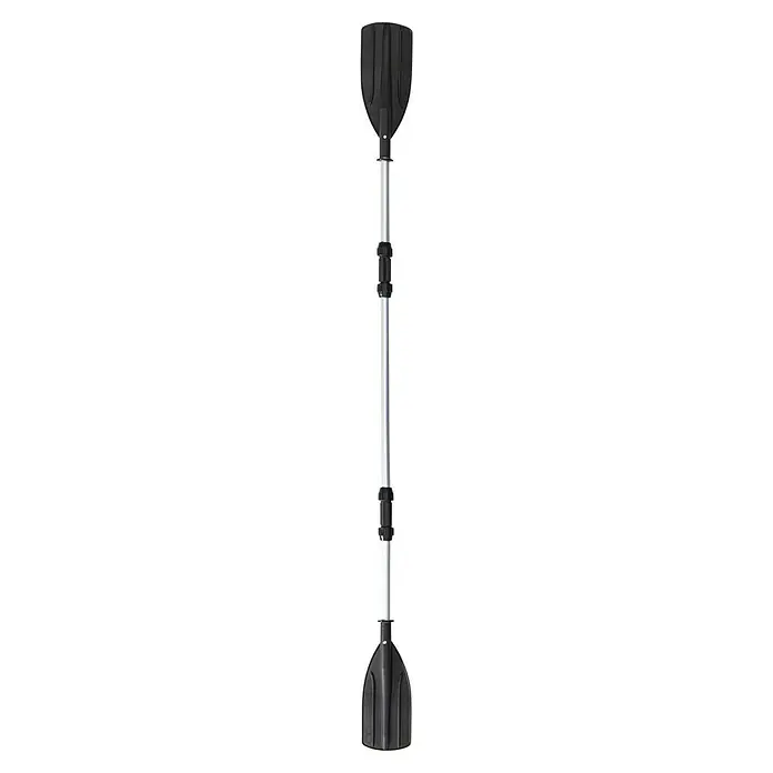 Bestway Hydro Force Kayak Cove Champion - Plástico, Azul/Naranja/Blanco - Remo ajustable con mango negro y eje plateado. El remo es ideal para kayaks, canoas y botes inflables.