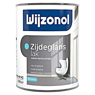 Wijzonol Lakverf Zijdeglans waterverdunbaar (950 ml, Zijdeglans)
