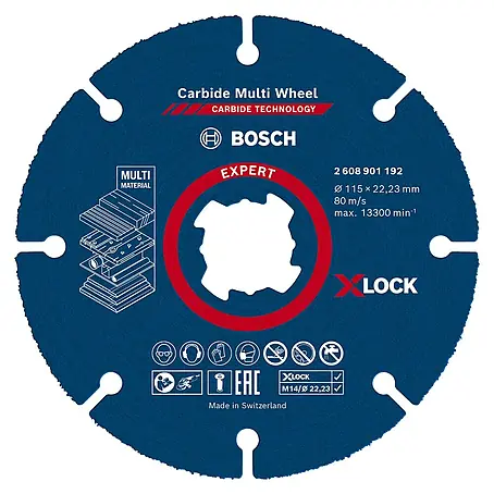 Bosch Expert Karbid-Trennscheibe Carbide Multi Wheel X-Lock