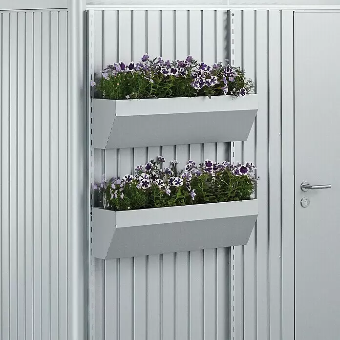 Biohort Pflanzkasten FloraBoard - Länge: 82 cm - Linke Seitenansicht