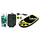 Bodyboard XQMax (L x An x Al: 105 x 60 x 10 cm, Apto para: 1 persona, Lima/Negro, Hinchable) | BAUHAUS