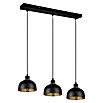 Reality Leuchten Punch Pendelleuchte (120 W, L x B x H: 68 x 18 x 150 cm, Schwarz matt, E27) | BAUHAUS