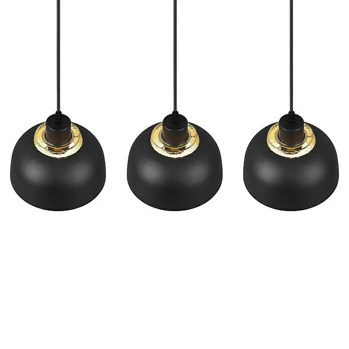 Reality Leuchten Punch Pendelleuchte - 120 W, L x B x H: 68 x 18 x 150 cm, Schwarz matt, E27 - Detailaufnahme