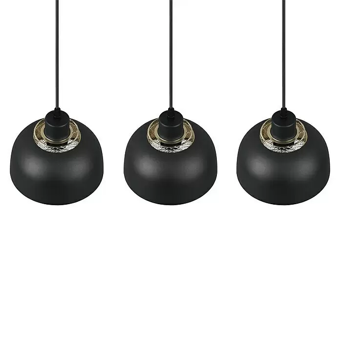 Reality Leuchten Punch Pendelleuchte - 120 W, L x B x H: 68 x 18 x 150 cm, Schwarz matt, E27 - Detailaufnahme