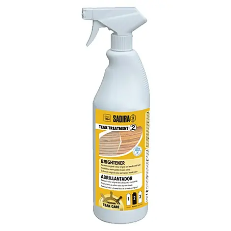 Sadira  Abrillantador para madera de teca Fase 2