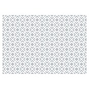 Alfombra Living geométrica (Gris, 200 x 140 cm, 70% PVC y 30% PES)