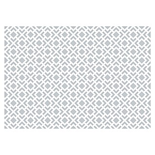 Alfombra de vinilo Living geométrica (Gris, 200 x 140 cm)