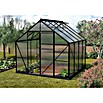 Vitavia Gewächshaus (2,58 x 2,57 x 2,3 m, Farbe: Anthrazit, Polycarbonat, 4 mm)