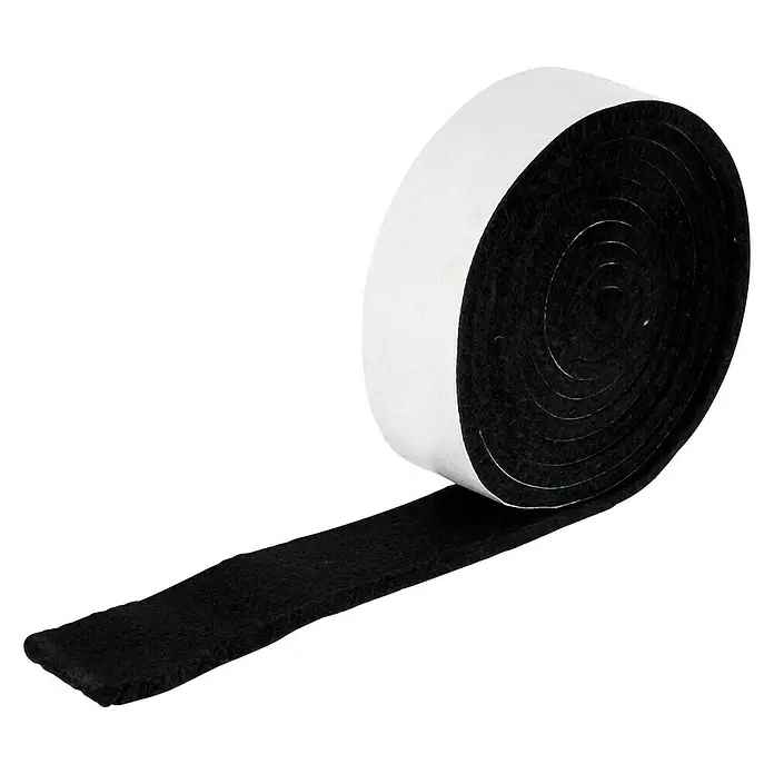 Kingstone Dichtungsband groß - Länge: 180 cm, Breite: 2,8 cm - Aufnahme eines Rollens selbstklebenden Filzbandes, das für verschiedene Bastel- und Schutzanwendungen verwendet werden kann.