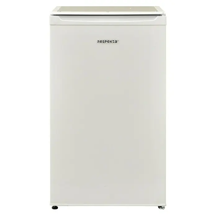 Respekta Minicocina Levin - Ancho: 100 cm, Blanco, Con placa de cocina Duo - Frigorífico blanco Respekta, ideal para cocinas pequeñas o como electrodoméstico adicional. Tamaño compacto, aspecto moderno.