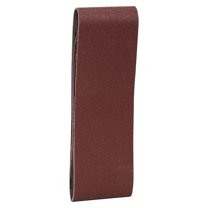 Bosch Set de bandas de lija X440 Best for Wood and Paint - An x L: 75 x 508 mm, Grano: 60 mm - 100 mm, 3 ud. - Pila de bandas de lija de diferentes granos para lijadoras de banda. Ideal para alisar superficies de madera y metal.