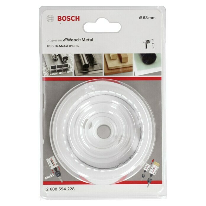 Bosch Professional Sierra de corona (Diámetro: 68 mm, HSS bimetálico)
