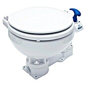 Albin Pump Bordtoilette Manuell Kompakt  (L x B x H: 40 x 45 x 34 cm, Spülsystem: Manuelle Wasserspülung, Weiß)