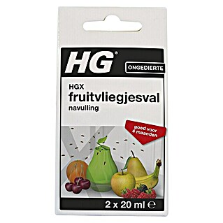 HG X Fruitvliegenval Navulling 40 ml (Totaal aantal stuks: 2 st., 20 ml)