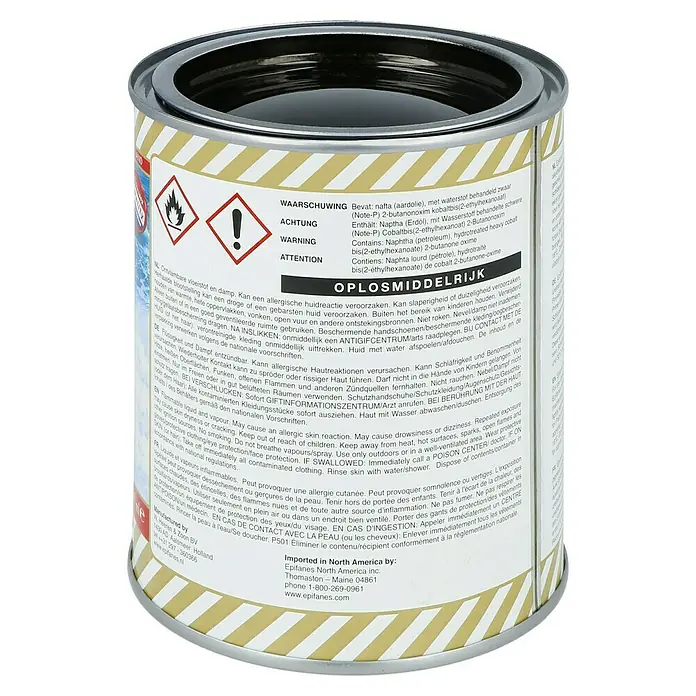 Epifanes Yachtlack Mono-Urethan - Schwarz 3119, 750 ml - Dose Epifanes Entfetter.