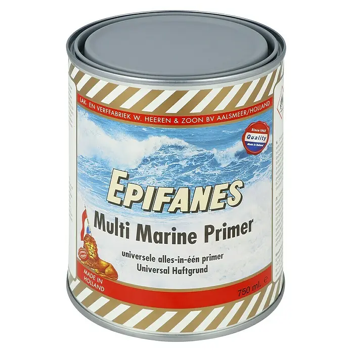 Epifanes Multiprimer Marine - 750 ml, Grau - Dose Epifanes Multi Marine Primer, ideal für Schiffe und Boote, mit 750 ml Inhalt für universelle Haftung und erstklassigen Schutz.