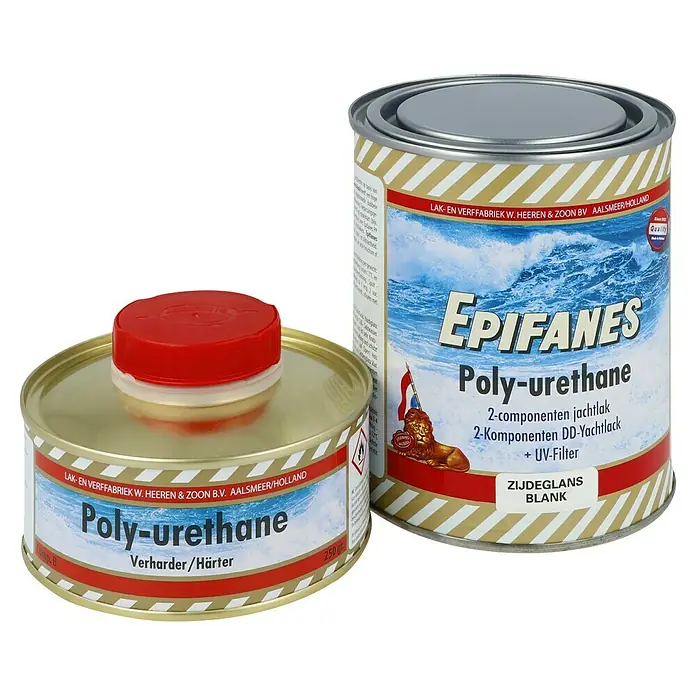 Epifanes Polyurethan-Klarlack 2 K DD-Lack - 750 ml, Seidenglänzend, Klar - Epifanes Polyurethan Bootslack: Ein 2-Komponenten-System für langanhaltenden Schutz und Glanz auf Yachten und Booten.