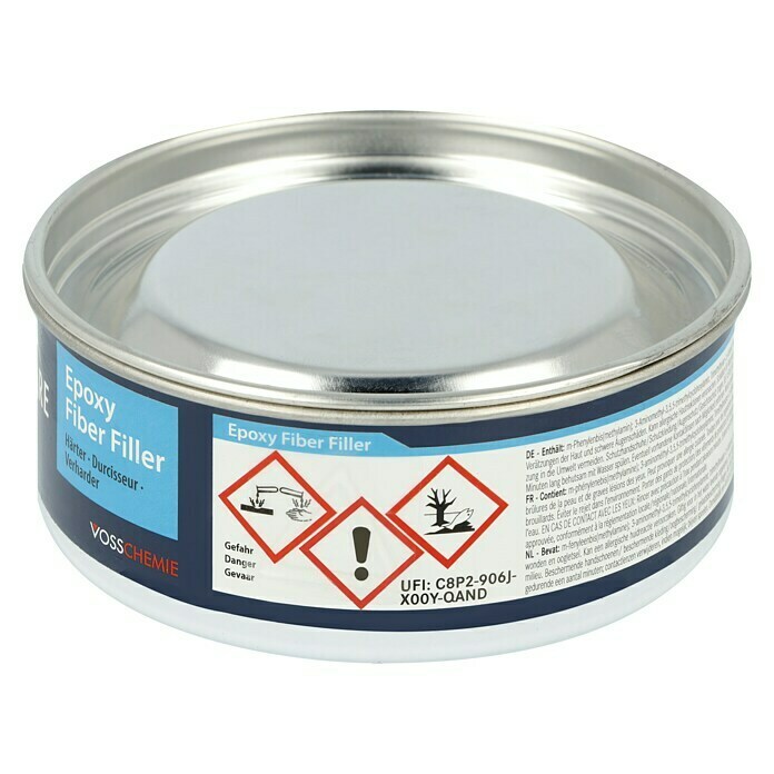 Yachtcare Epoxy Fiber Filler500 g, Hellblau Back View