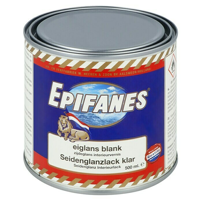 Epifanes KlarlackTransparent, 500 ml, Seidenglänzend Front View