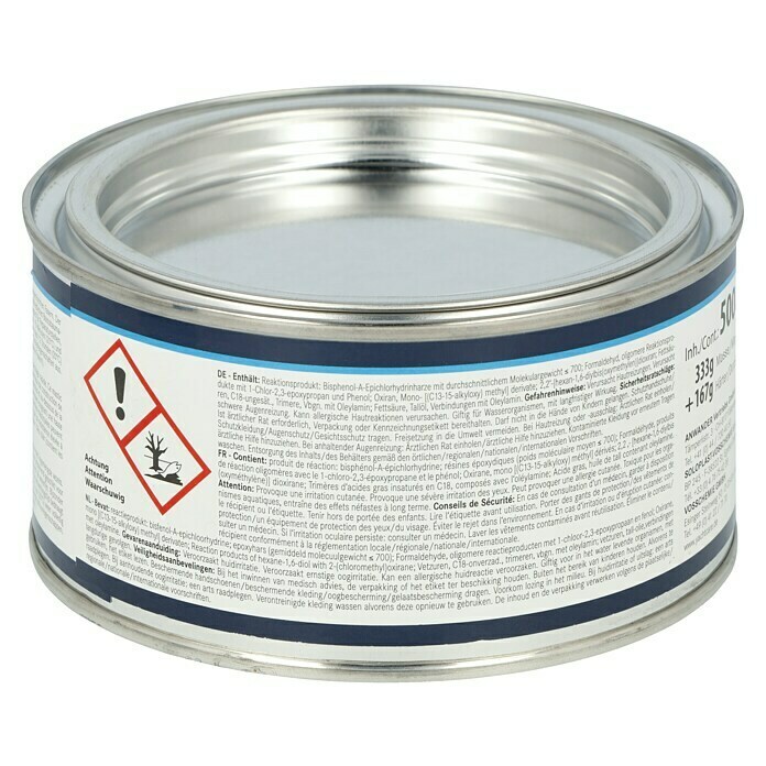 Yachtcare Epoxy Fiber Filler500 g, Hellblau Back View