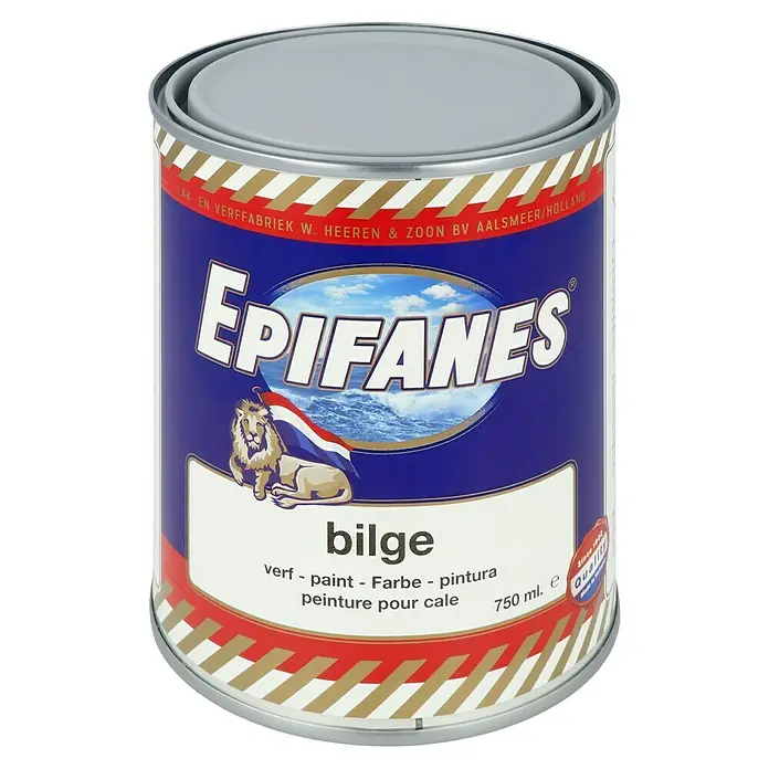 Epifanes Bilgenfarbe - 750 ml, Grau - Dose Epifanes Bilge Farbe, eine hochwertige Farbe für Schiffe, speziell für den Bilgenbereich, mit 750 ml Inhalt.