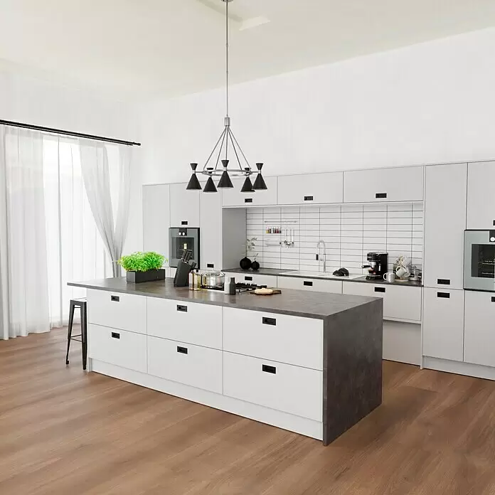 Modern Style Wandfliese Urban Blanco - 7,5 x 30 cm, Weiß, Matt - Stimmungsaufnahme