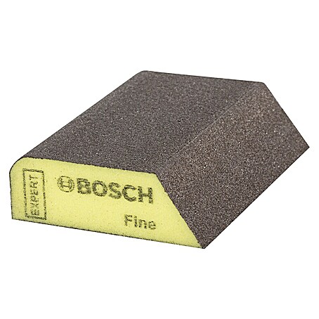 Bosch Professional Expert Esponja abrasiva (Tamaño de grano: Fino, 1 ud., L x An x Al: 97 x 69 x 26 mm)