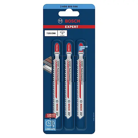 Bosch  Stichsägeblätter Plastic Composites Clean T 301 CHM